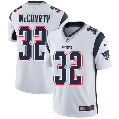 Nike Patriots #32 Devin McCourty White Men's Stitched NFL Vapor Untouchable Limited Jersey - Click Image to Close